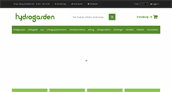 Desktop Screenshot of hydrogarden.se