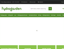 Tablet Screenshot of hydrogarden.se
